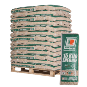 Sackware Van Roje Holzpellets 975 kg Palette Pellets